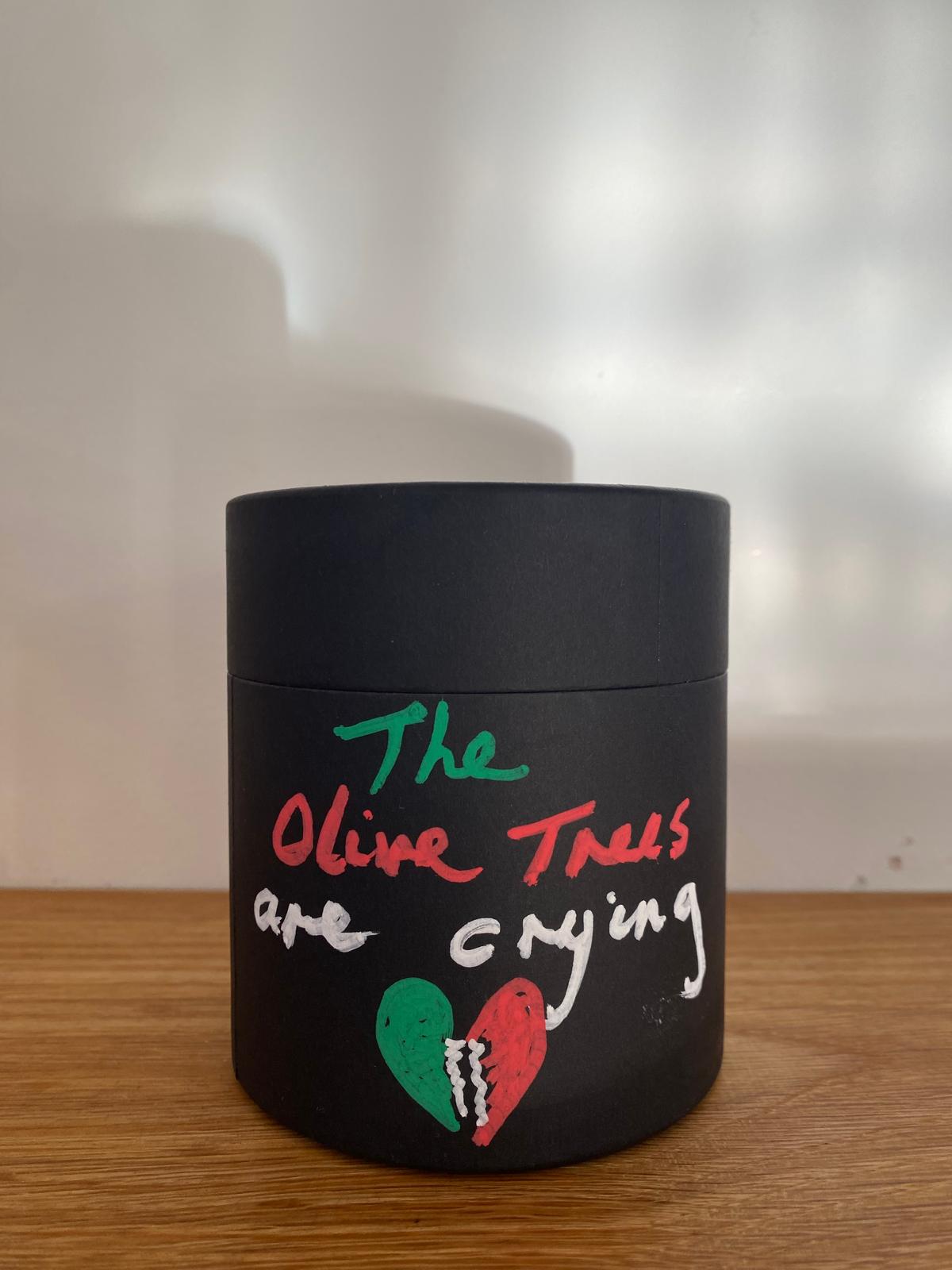 Pots for Palestine 'The olive trees are crying' 300ml